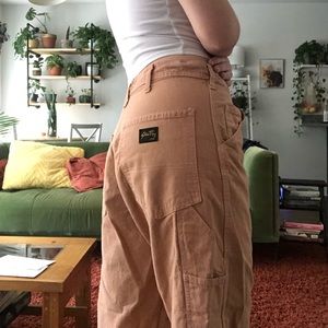 Urban outfitters peach colored carpenter jeans